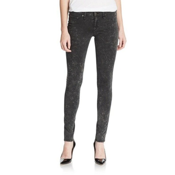Rag & Bone Womens Skinny Leggings Acid Wash 28 - Picture 1 of 12